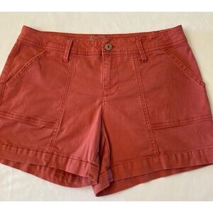 Faded Glory Women's Shorts Casual Everyday Utility Pockets Rust Size  10